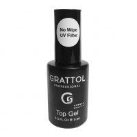 Топ без липкого слоя c УФ фильтром Grattol No Wipe Top Gel UV Filter, 9 мл [годен до 1.24]